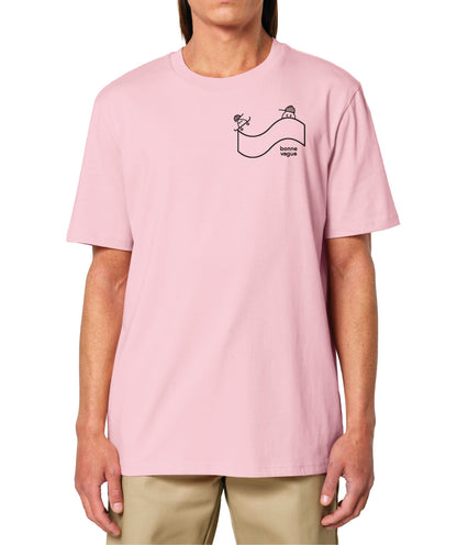 T-shirt SKATE logo rose