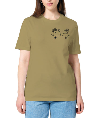 T-shirt SKATE Duo vert olive