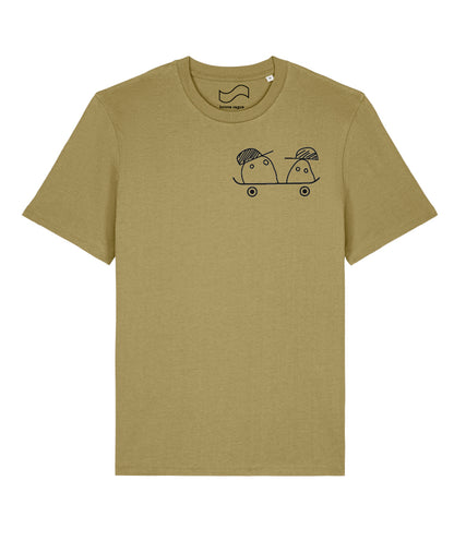 T-shirt SKATE Duo vert olive