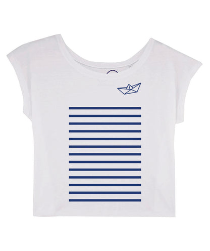 T-shirt Marinière col bateau