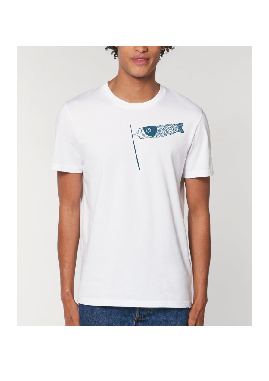 T-shirt Carpe Koi Blanc