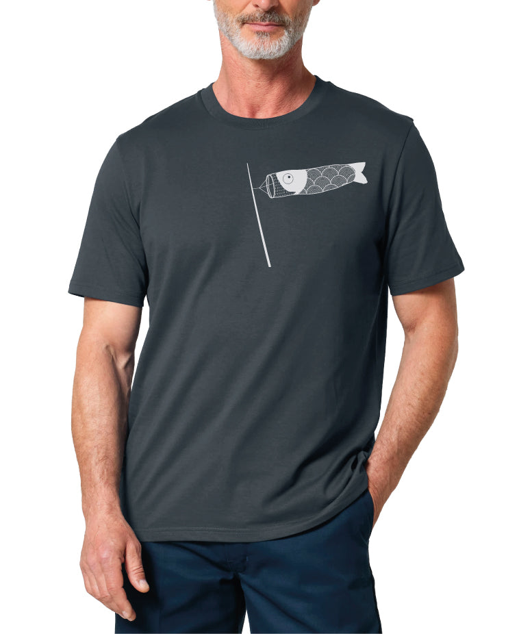 T-shirt Carpe Koi gris