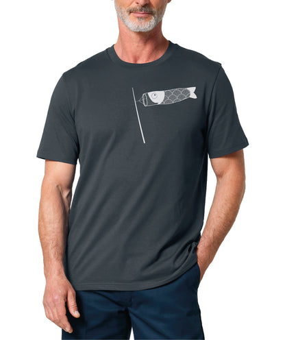 T-shirt Carpe Koi gris