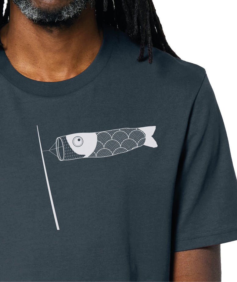 T-shirt Carpe Koi gris