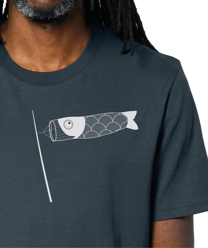 T-shirt Carpe Koi gris