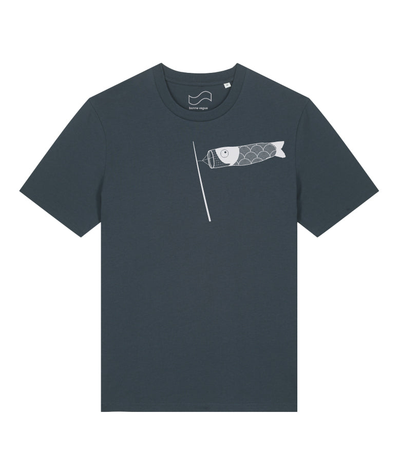 T-shirt Carpe Koi gris