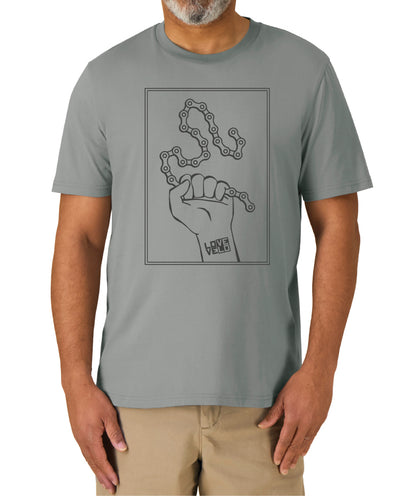 T-shirt Poing LOVE/VELO