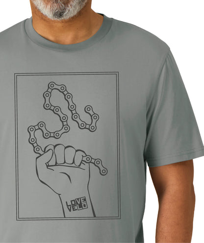 T-shirt Poing LOVE/VELO