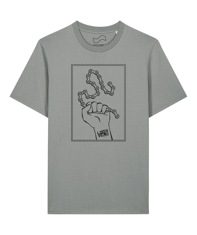 T-shirt Poing LOVE/VELO