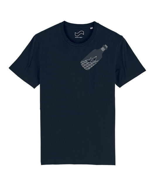 Tee-shirt Bouteille à la mer (noir)